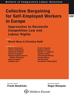 cover image of Collective Bargaining for Self-Employed Workers in Europe